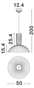 AMMOS VISILICA BIJELA E27 1x12W IP20 NL9919113