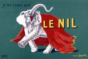 Reprodukcija I only smoke the Nile – Cigarette advertising poster, Leonetto Cappiello