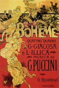 Reprodukcija "La Boheme" by Giacomo Puccini (1895), Adolfo Hohenstein