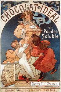 Reprodukcija Chocolate Ideal, Alfons Mucha