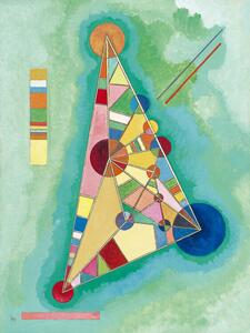 Reprodukcija Colorful in the triangle, Wassily Kandinsky