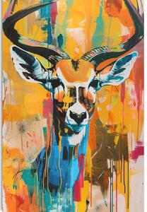 Slika antilope poput slike na platnu