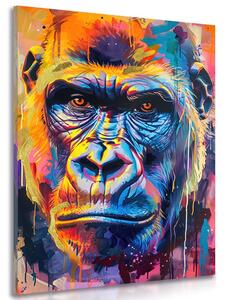 Slika gorila s imitacijom umjetničke slike