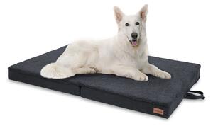 Brunolie Paco, krevet za psa, jastuk za psa, perivi, ortopedski, protuklizni, prozračni, preklopmemorijska pjena, veličiXL (120 × 10 × 85 cm)