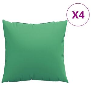 VidaXL Ukrasni jastuci 4 kom zeleni 40 x 40 cm od tkanine
