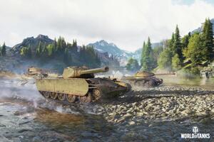 Ilustracija World of Tanks - River, WOT