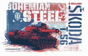 Ilustracija World of Tanks - Bohemian Steel, WOT