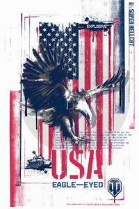 Ilustracija World of Tanks - USA Eagle-Eyed, WOT