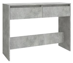 VidaXL Konzolni stol siva boja betona 100 x 35 x 76,5 cm od iverice