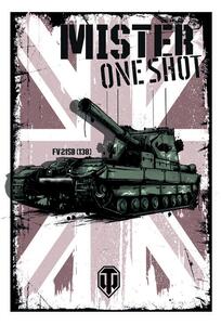 Ilustracija World of Tanks - Mister One Shot, WOT