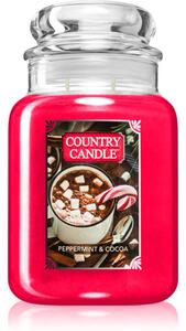 Country Candle Peppermint & Cocoa mirisna svijeća 737 g