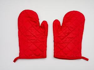 Set od 2 bijelo-crvene rukavice sa magnetom FOLK