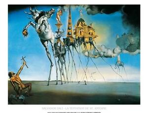 Umjetnički tisak La Tentation De St.Antoine, Salvador Dalí, (30 x 24 cm)