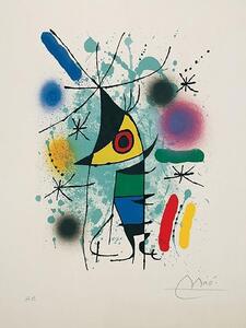 Umjetnički tisak The Singing Fish, Joan Miró