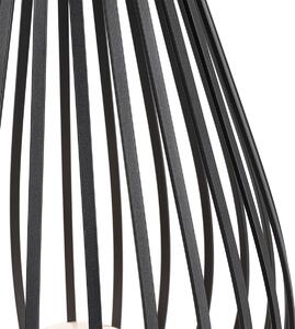 Set podnih lampi crna s opalom 110 cm i 70 cm - Angela
