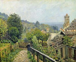 Alfred Sisley - Reprodukcija umjetnosti Louveciennes or, The Heights at Marly, 1873, (40 x 35 cm)