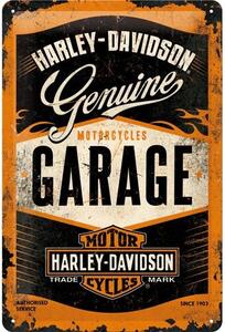Metalni znak Harley-Davidson - Garage, (20 x 30 cm)