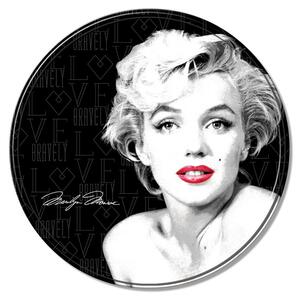 Metalni znak Marilyn Monroe - Round, (30 x 30 cm)