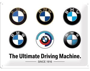 Metalni znak BMW - Logo Evolution, (40 x 30 cm)