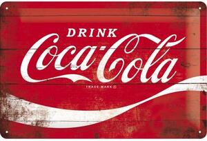 Metalni znak Coca-Cola - Logo Classic, (30 x 20 cm)