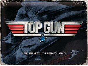 Metalni znak Top Gun - The Need for Speed - Tomcat, (40 x 30 cm)