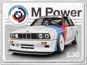 Metalni znak BMW - E30 M Power, (40 x 30 cm)