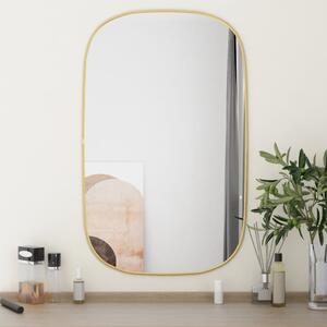 VidaXL Zidno ogledalo zlatna 80x50 cm