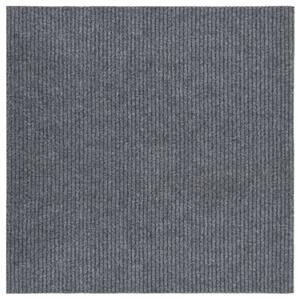VidaXL Dugi tepih za hvatanje nečistoće 100 x 100 cm sivi