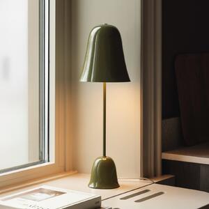 Globen Lighting Blåklockan stolna lampa, maslinasto zelena, visina 56 cm, Zelena, Dnevni boravak/blagovaonica, Metal