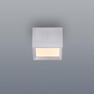 PURE Čisto manhatansko LED stropno svjetlo, kamen, s jednom žaruljom, CCT, prigušiva, Sivo, Područje hodnika, Aluminij