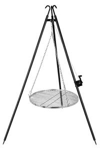 Vrtni roštilj Kaminer Tripod – tronožac s podesivom rešetkom za roštilj 70 cm