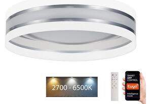 LED Prigušiva stropna svjetiljka SMART CORAL LED/24W/230V Wi-Fi Tuya bijela + DU
