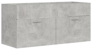 VidaXL Ormarić za umivaonik siva boja betona 100x38,5x46 cm od iverice