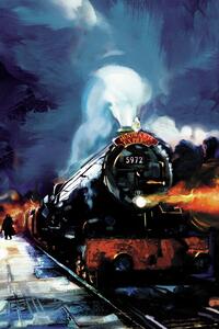 Ilustracija Harry Potter - Hogwarts Express, (26.7 x 40 cm)