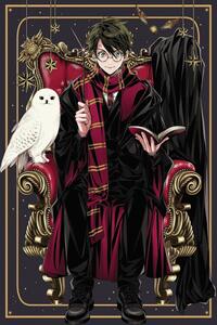 Umjetnički plakat Harry Potter - Anime style, (26.7 x 40 cm)