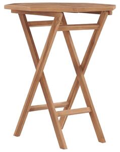 VidaXL Sklopivi vrtni stol 60 x 60 x 75 cm od masivne tikovine