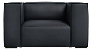 Tamno plava kožna fotelja Madame – Windsor & Co Sofas