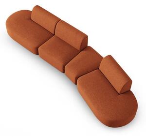 Narančasta sofa 412 cm Shane – Micadoni Home