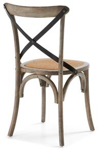 SILEAS stolica drvena, smeđa