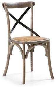 SILEAS stolica drvena, smeđa