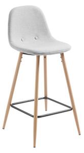NILSONS barska stolica metal s efektom drveta, svjetlosivi materijal 65