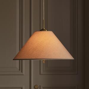 Globen Lighting IRIS 50 viseća lampa, mocha smeđa, Ø cm, prigušiva, Smeđa / hrđa, Dnevni boravak/blagovaonica, Tkanina / tekstil