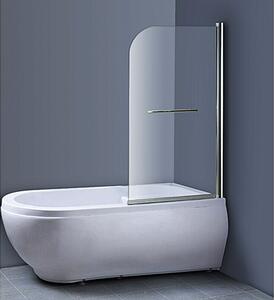 Pregrada za kadu Clear (Š x V: 80 x 140 cm, 1 Kom., Prozirno)