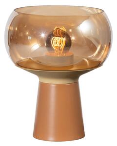 Narančasta metalna stolna svjetiljka BePureHome, visina 28 cm