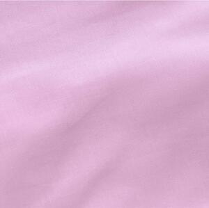Ružičasta elastična plahta od čistog pamuka, 70 x 140 cm
