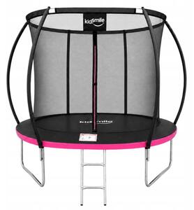 Vrtni trampolin 312 cm (10FT) s unutarnjom zaštitnom mrežom i ljestvama Ružičasta