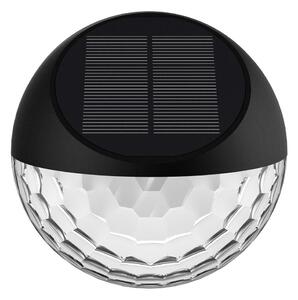 Aigostar - LED Solarna zidna svjetiljka LED/2W/1,2V crna 2700K IP44