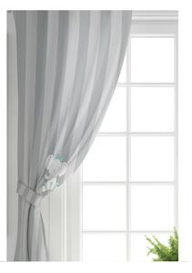Siva zavjesa s primjesom pamuka Minimalist Home World, 140 x 260 cm