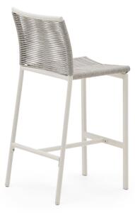 Bijela metalna vrtna barska stolica Culip – Kave Home