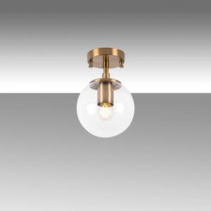 Stropna svjetiljka u brončanoj boji sa staklenim sjenilom ø 15 cm Atmaca – Opviq lights